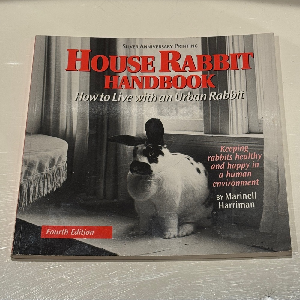 House Rabbit Handbook How to Live With An Urban Rabbit Book - Marinell Harriman